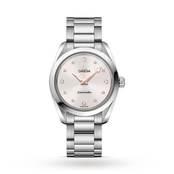 Omega Seamaster Aqua Terra 150M Ladies 28mm Quartz Diamond Dot Watch O22010286054001
