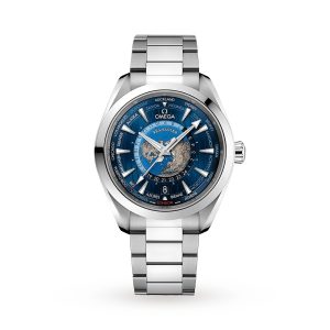 Omega Seamaster Aqua Terra 150m Co-Axial GMT Worldtimer 43mm Mens Watch O22010432203001