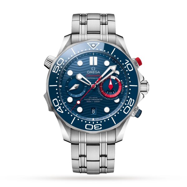 Omega Seamaster Diver Co-Axial Master Chronometer Chronograph 44mm Mens Watch O21030445103002