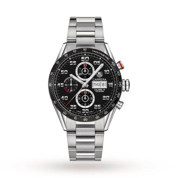 TAG Heuer Carrera Automatic Chronograph Calibre 16 Day-Date 43mm Mens Watch CV2A1R.BA0799