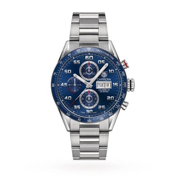 TAG Heuer Carrera Chronograph Calibre 16 Automic 43mm Mens Watch CV2A1V.BA0738