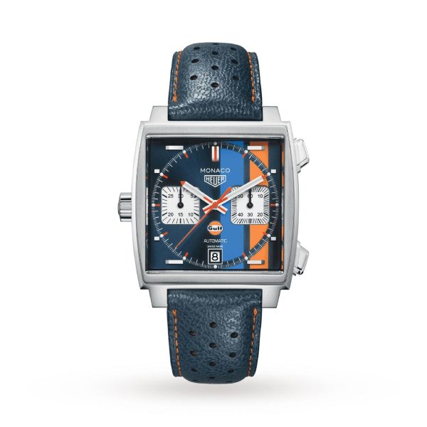 TAG Heuer Special Edition Monaco Gulf Calibre 11 39mm Mens Watch CAW211R.FC6401