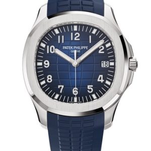 Patek Philippe Aquanaut Blue Dial & Strap White Gold 5168G-001