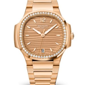 Patek Philippe Ladies Nautilus Golden Dial Rose Gold 7118/1200R-010