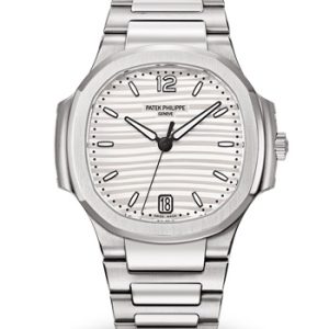 Patek Philippe Ladies Nautilus Silver Dial Stainless Steel 7118/1A-010