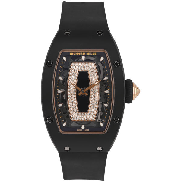 Richard Mille RM07-01 RG TZP Onyx Dial Skeleton Automatic Watch