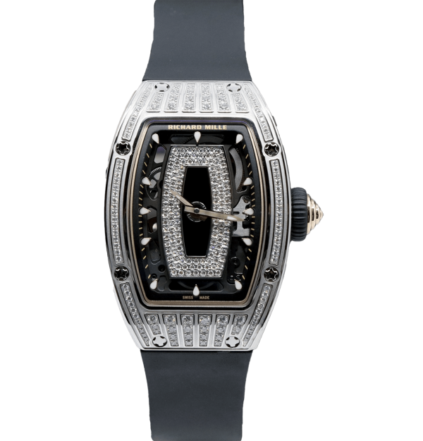Richard Mille RM07-01 White Gold Black Onyx Dial Automatic Watch