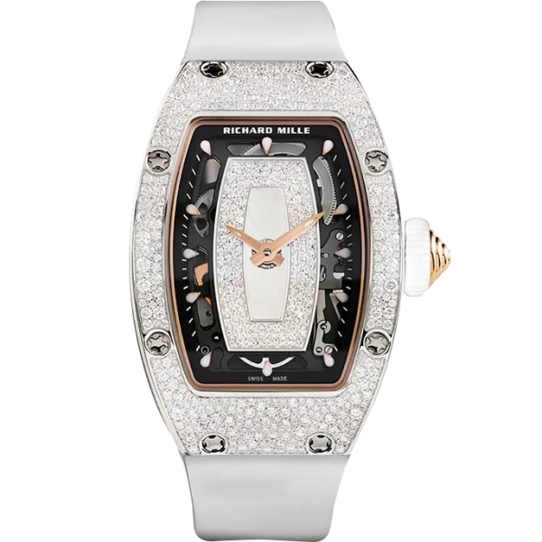 Richard Mille RM07-01 White Gold MOP Dial Automatic Winding Watch