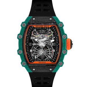 Richard Mille RM21-02 Manual Winding Tourbillon Aerodyne – Titanium, Carbon & Quartz TPT (TI CA FQ) Black strap Limited Edition