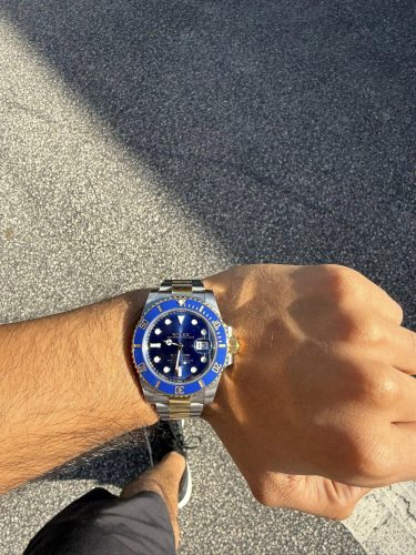 Click to view full screen Superclone Rolex Submariner 41mm Blue Dial 126613LB Bluesy photo review