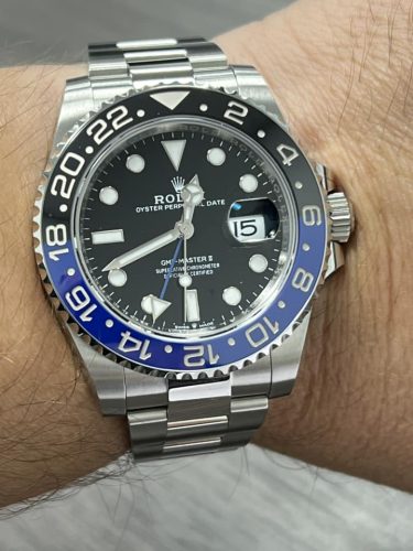 Click to view full screen Rolex GMT-Master II 126710BLNR “Batman” 41mm photo review