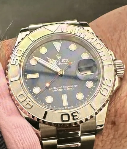 Click to view full screen Superclone Rolex Yacht-Master Blue Dial 126622 40mm photo review